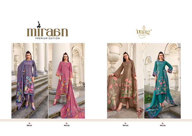 Miraan By Rang Pure Jam Silk Digital Printed Suits Wholesale Market In Surat
